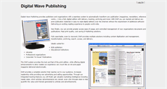 Desktop Screenshot of digitalwavepublishing.com
